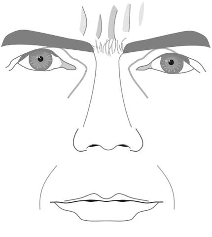 jahnna Mimik Wut, Zeichnung, digital